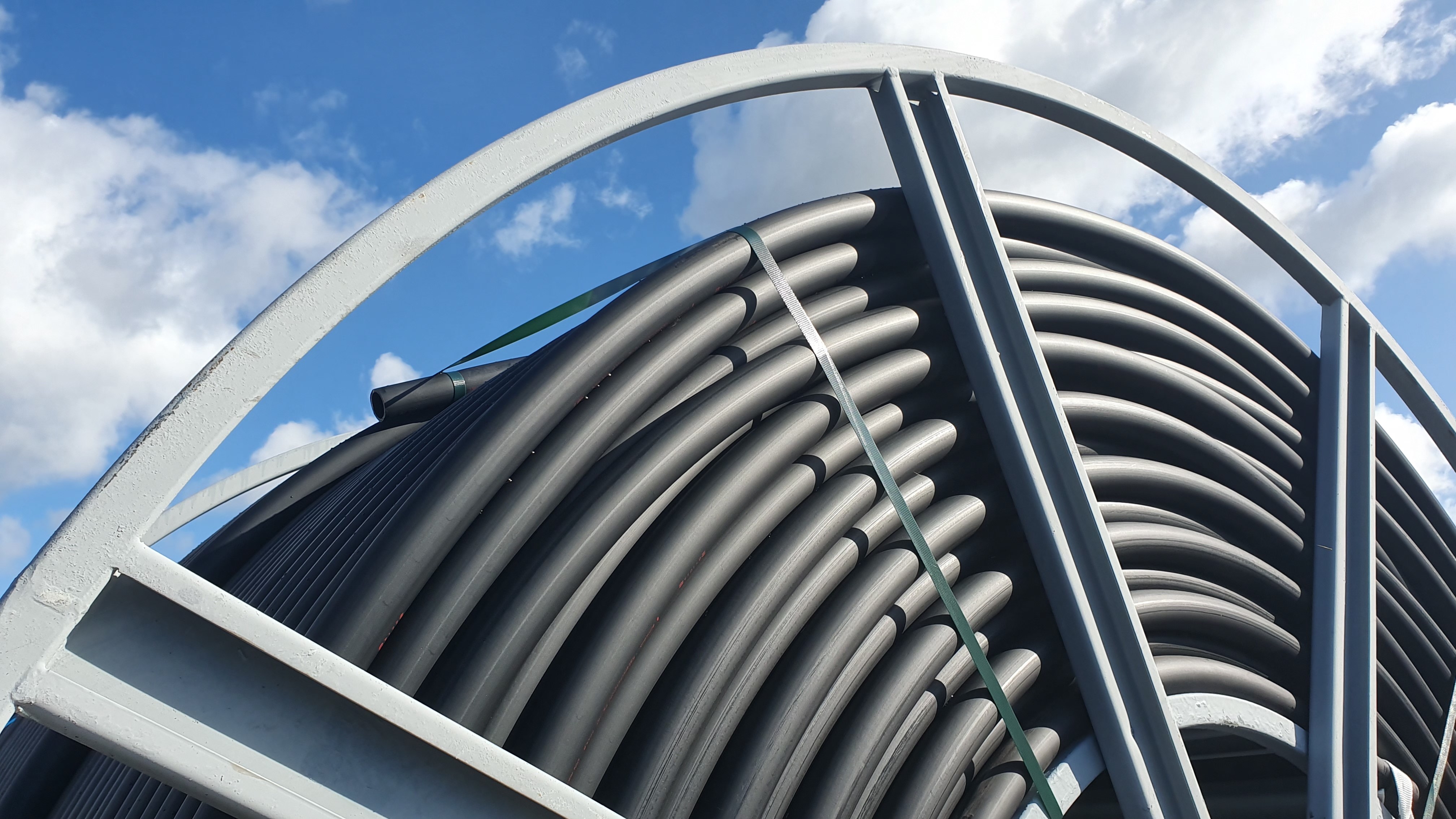 OHM PE-HD KS 63x5,8 Tr. 1500m QS1 (SKU TKS63581500QS1), SDR 11, PN 0, Material PE-HD